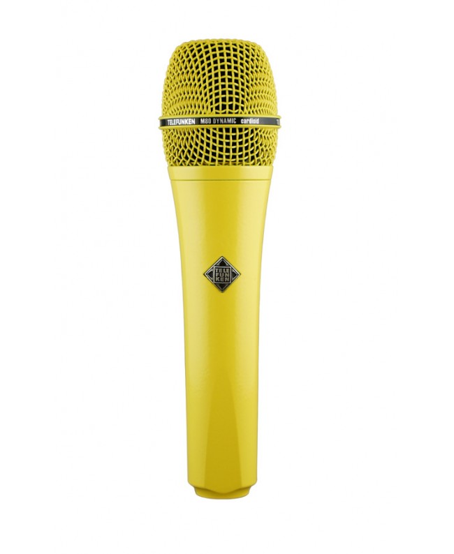 TELEFUNKEN M80 Yellow Handheld Microphones