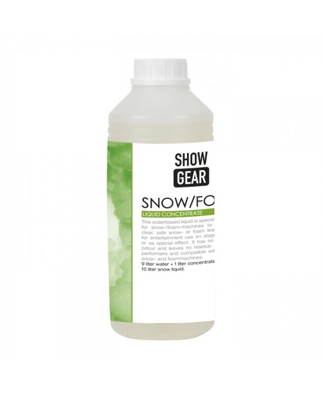 Showgear Snow/Foam Concentrate 1 litre Snow Liquids