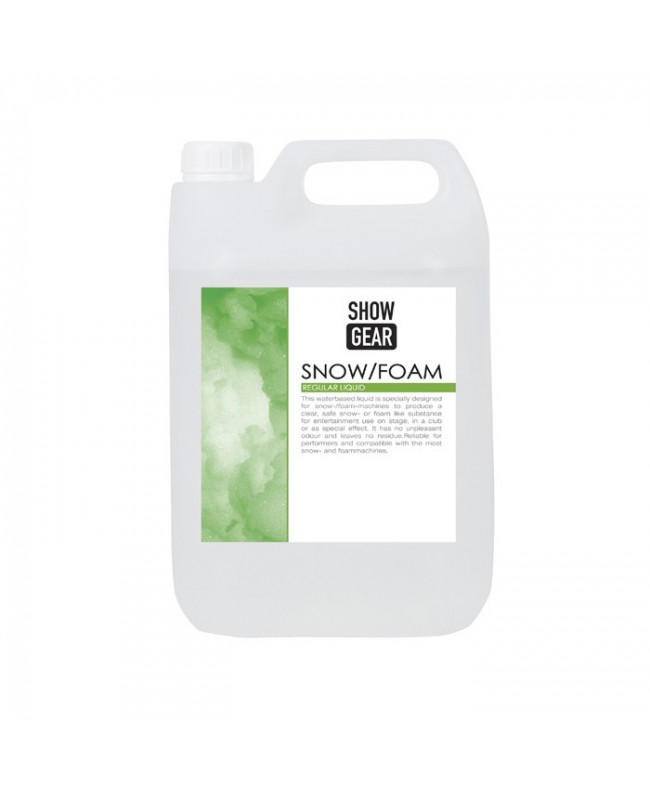 Showgear Snow/Foam Liquid 5 litre Snow Liquids