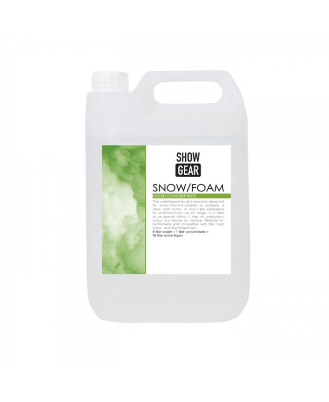 Showgear Snow/Foam Concentrate 5 litre Snow Liquids