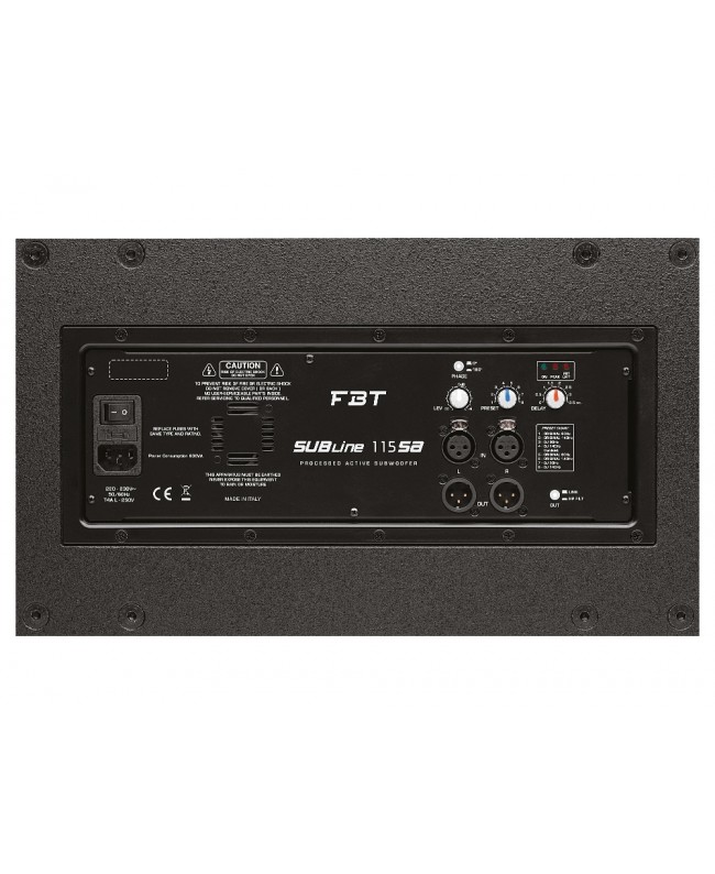 FBT Subline 115SA Active Subwoofers