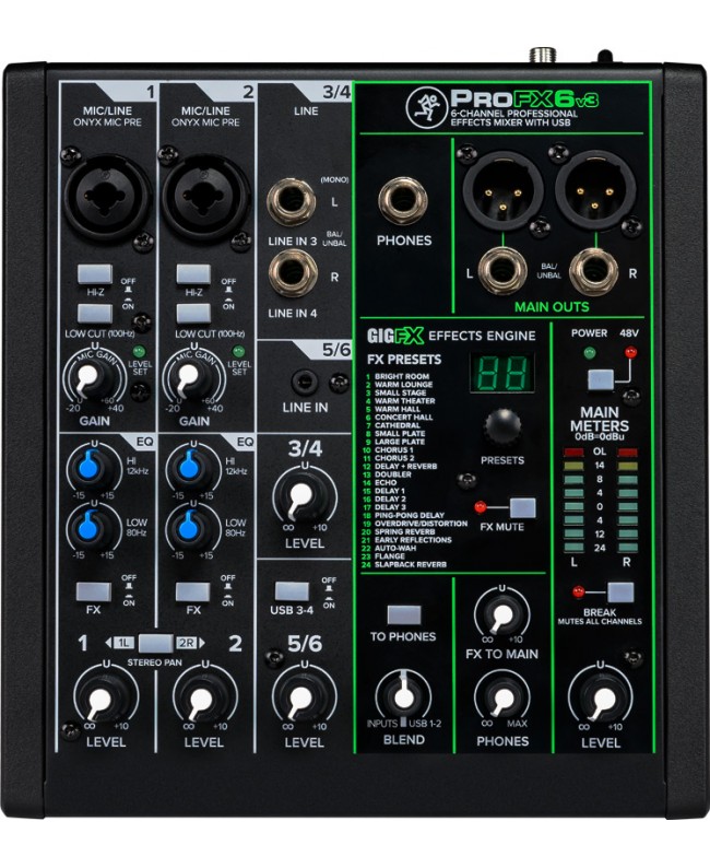 Mackie ProFX6v3 Analog Mixer