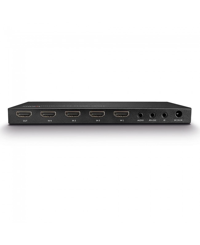 LINDY 38249 4 Port HDMI 18G Switch with Audio Splitter Video