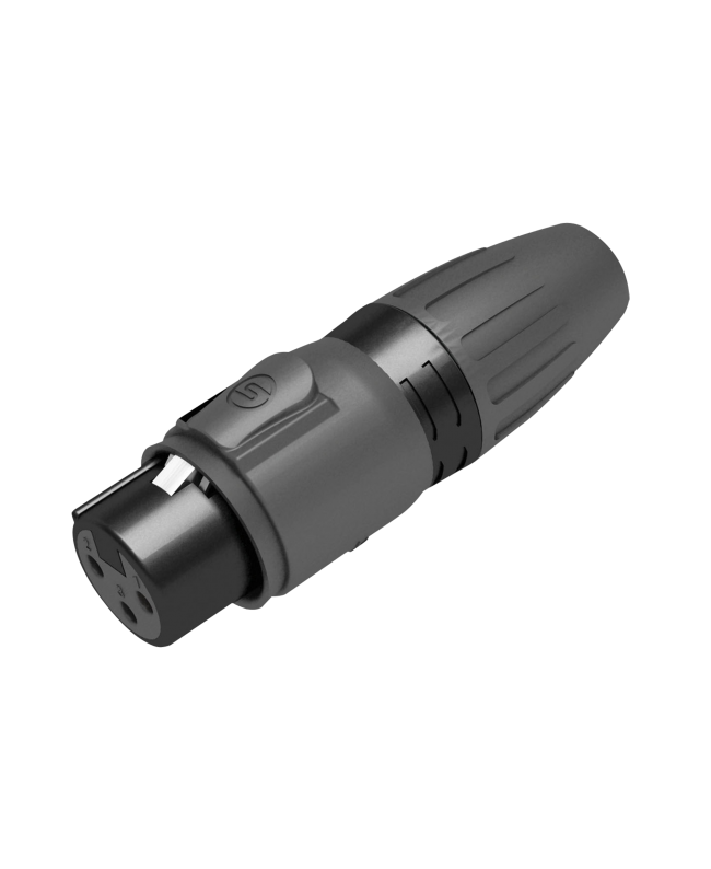 Seetronic SCWF3-B XLR 3P Connector, female, IP65 XLR Cable Connectors