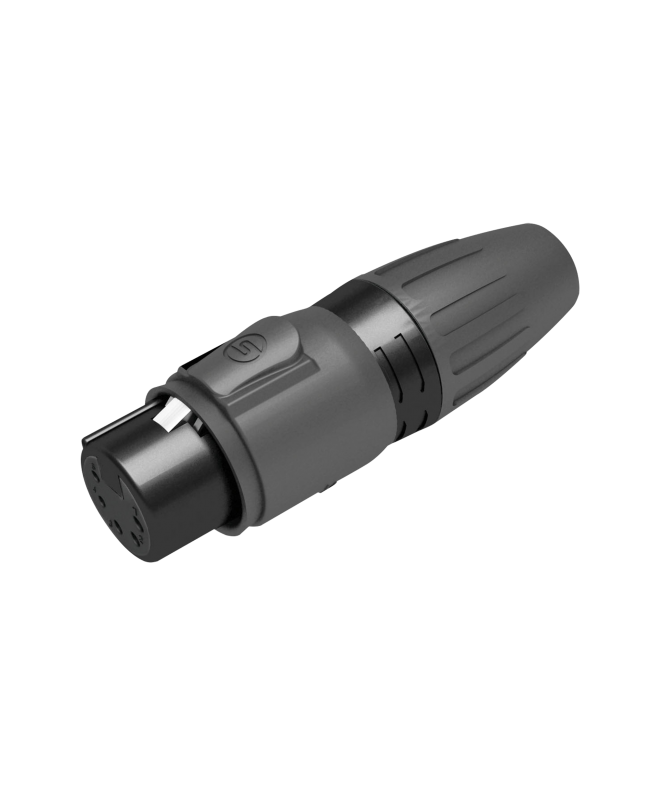 Seetronic SCWM3-B 5-poliger XLR-Steckverbinder, weiblich, IP65 5-Pin XLR Kabelsteckverbinder