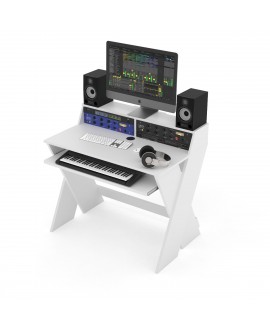 GLORIOUS Sound Desk Compact White Studiomöbel