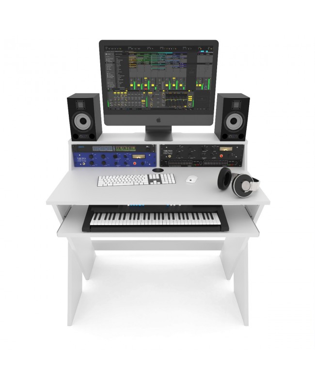 GLORIOUS Sound Desk Compact White Studiomöbel