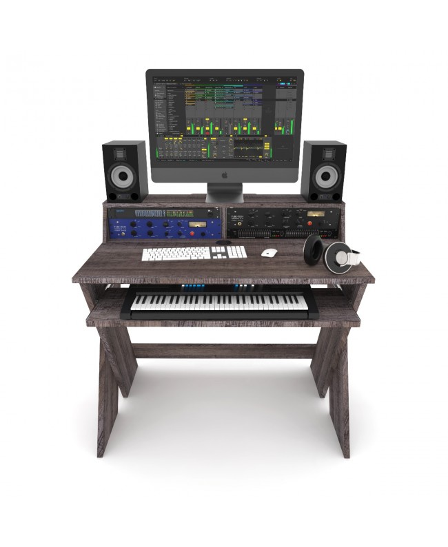 GLORIOUS Sound Desk Compact Walnut Studio furniture