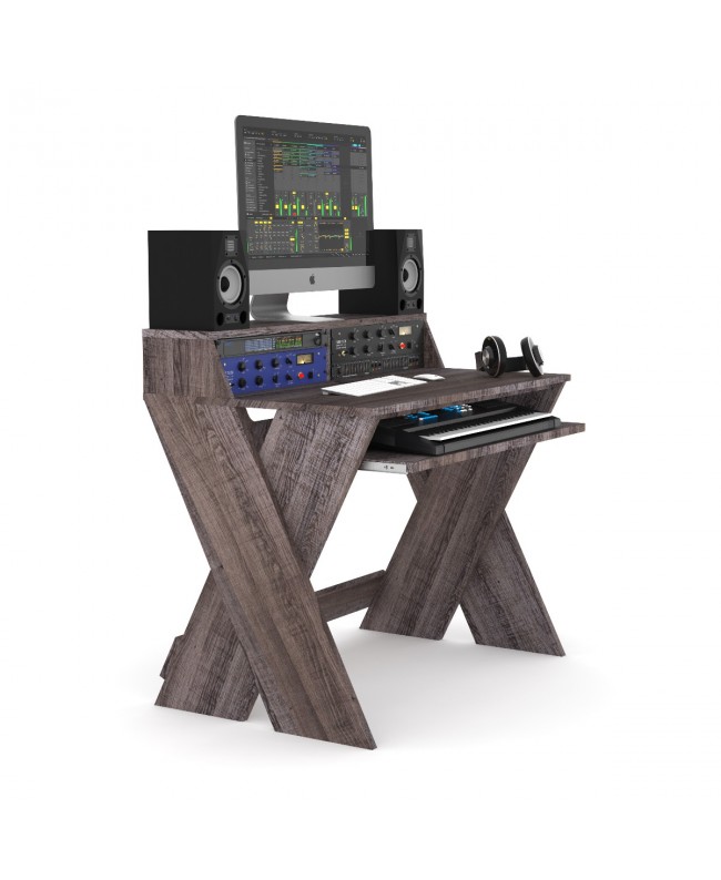 GLORIOUS Sound Desk Compact Walnut Studio furniture