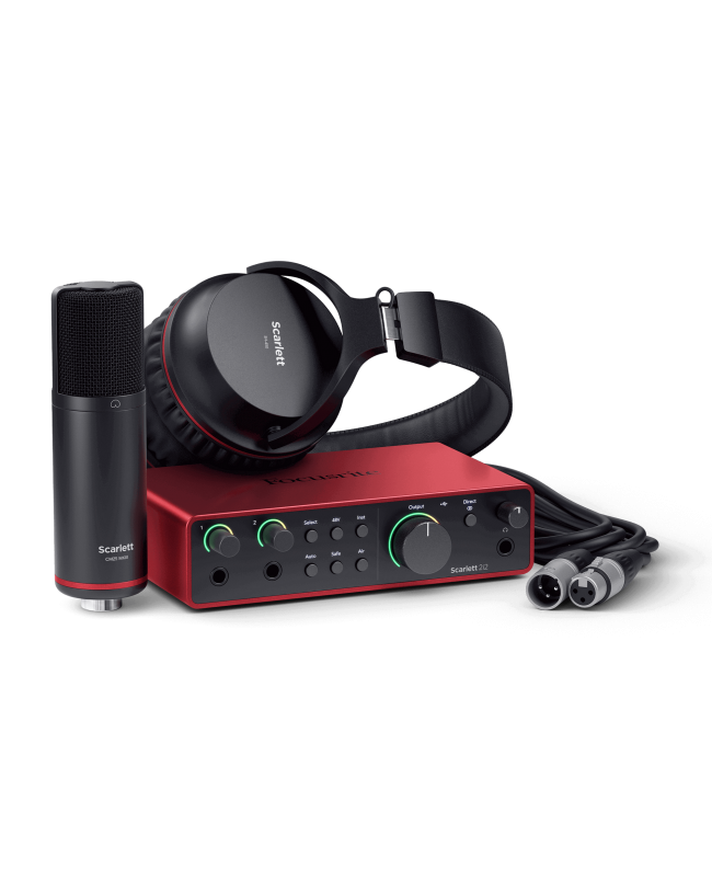 Focusrite Scarlett 2i2 Studio (4th Gen) USB Audio Interface