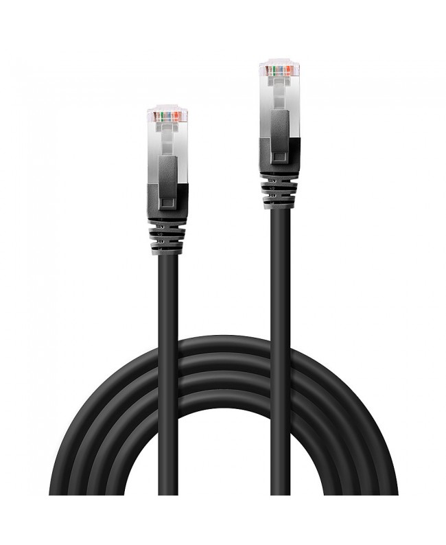 LINDY 45605 Cat.6 S/FTP LSZH black, 5m Cavi CAT
