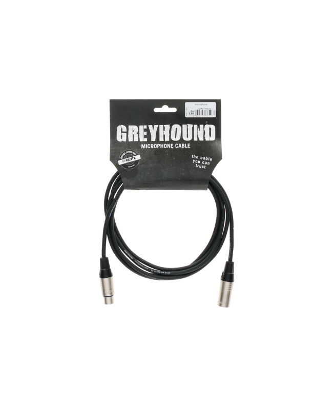 KLOTZ GRG1FM10.0 GREYHOUND XLR Microphone Cables