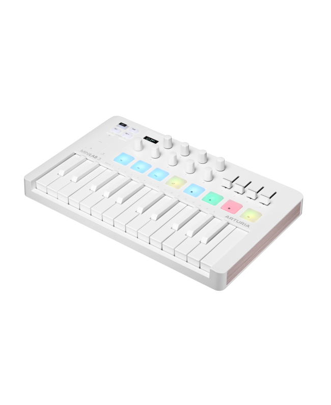 Arturia MiniLab 3 Alpine White MIDI Masterkeyboards