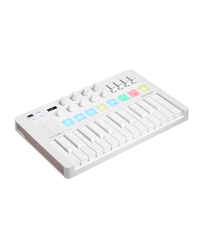 Arturia MiniLab 3 Alpine White MIDI Masterkeyboards