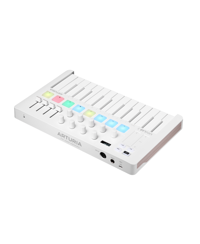 Arturia MiniLab 3 Alpine White MIDI Masterkeyboards