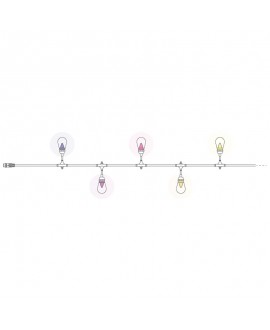 Twinkly PRO S14 Bulb Strings 50 RGB LED - black Light Decoration