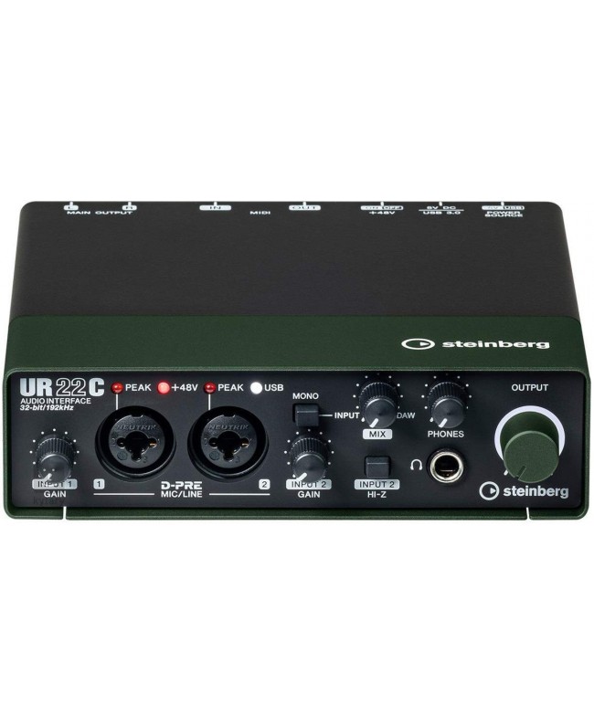 Steinberg UR22C Green USB Audio Interface