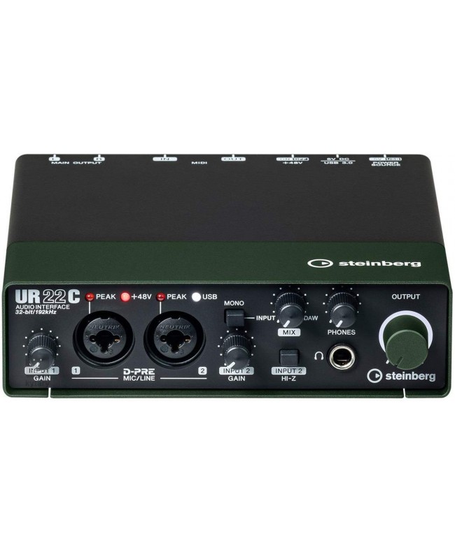 Steinberg UR22C Green USB Audio Interfaces