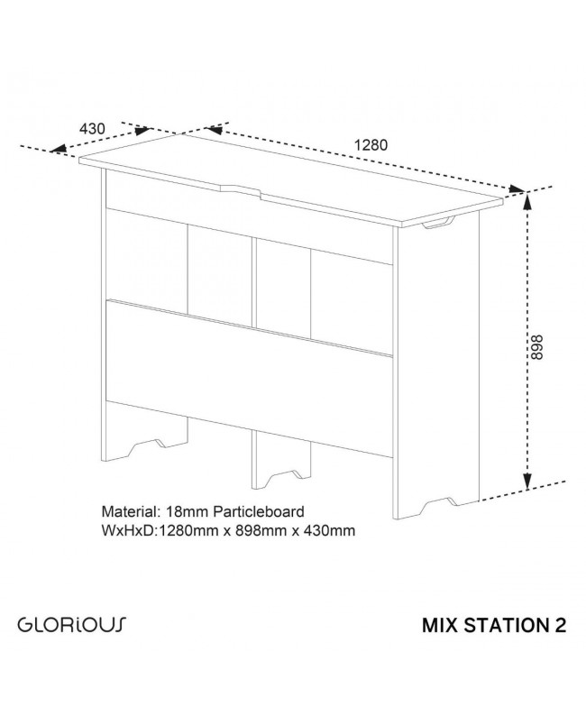 GLORIOUS Mix Station 2 Tavoli per DJ