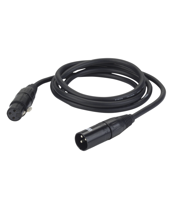 DAP FL09 - DMX/AES-EBU XLR/M 3P to XLR/F 3P - 6 m DMX Cables