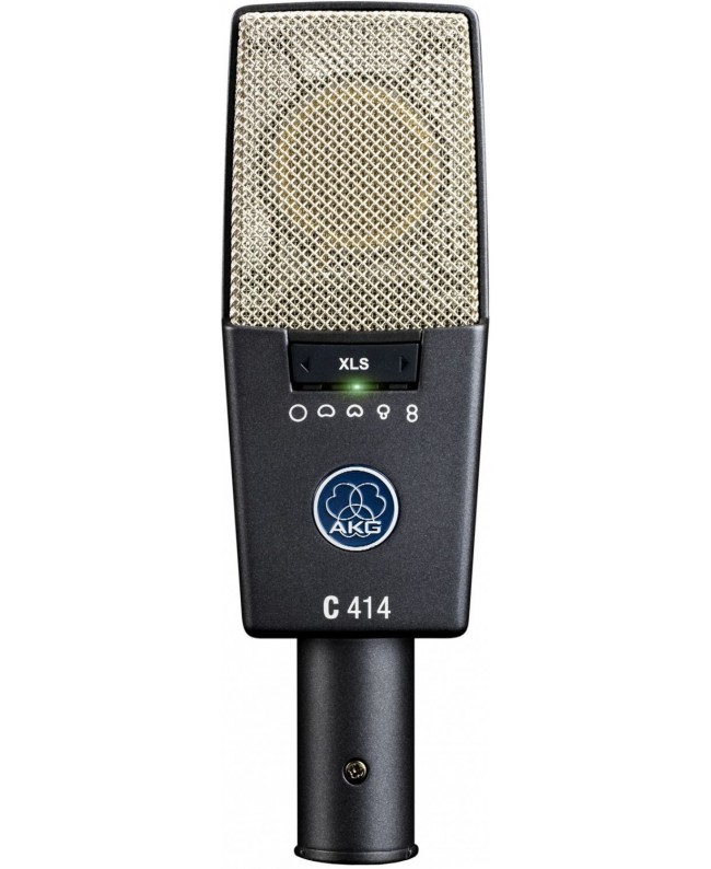 AKG C414 XLS Matched Pair Stereo Set Large Diaphragm Microphones