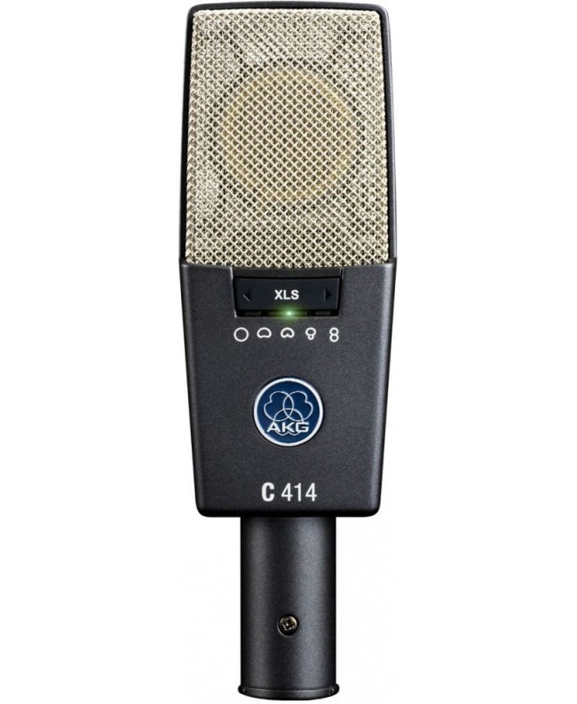 AKG C414 XLS Matched Pair Stereo Set Large Diaphragm Microphones