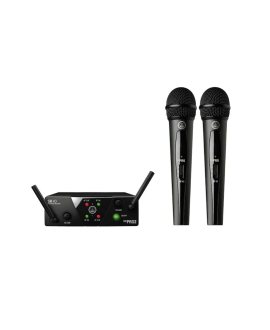 AKG WMS40 Mini2 Dual Vocal Set ISM2/3 Sistema wireless con trasmettitore palmare
