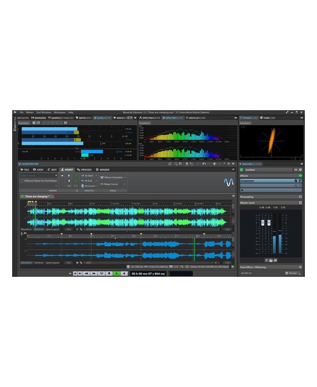 Steinberg Wavelab Pro 12 Mastering / Editor Software