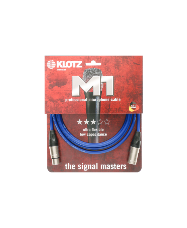 KLOTZ M1K2FM0100 Cavi per microfono XLR