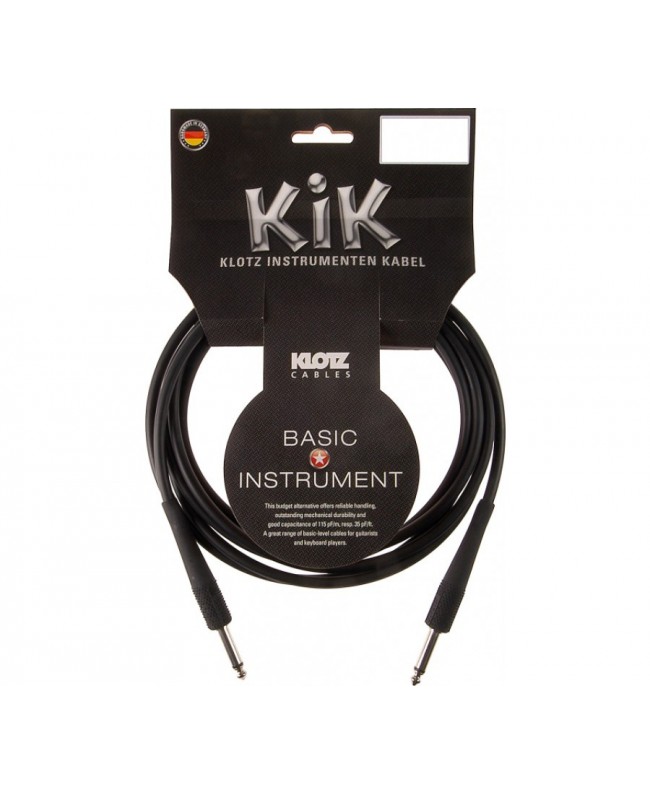 KLOTZ KIK 1.5 PPSW Instrument Cables