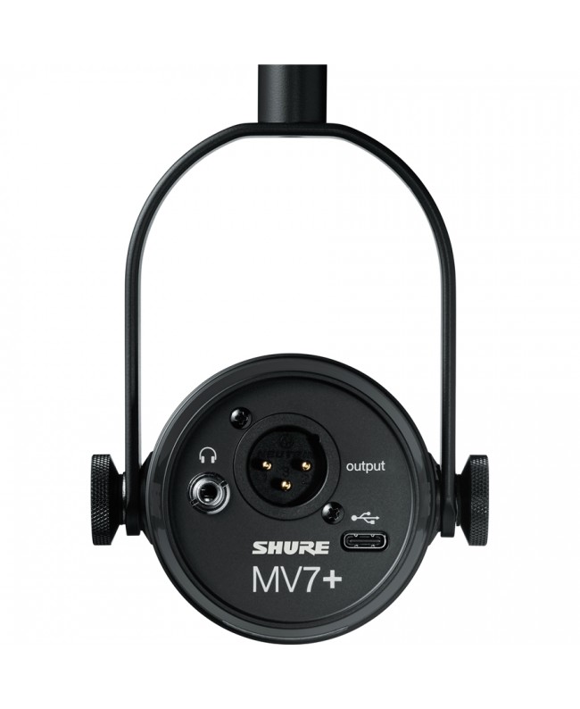 SHURE MV7+ Black USB Microphones