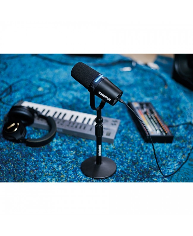 SHURE MV7+ Black USB Microphones