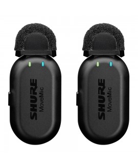 SHURE MoveMic Two Lavalier Wireless Systems
