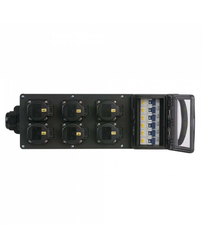 PCE MPD-616 Power Splitter CEE 32 A Distributori