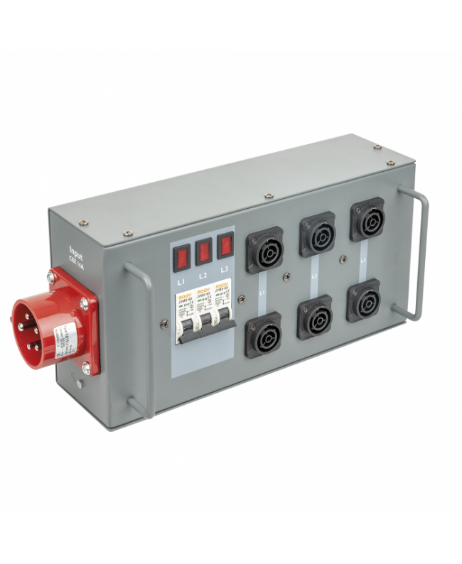 Showgear Power Split 16 True CEE 16 A Verteiler