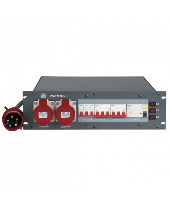 Showgear PS-3202 MKII CEE 32 A Distributori