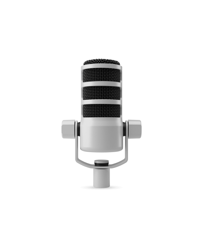 RODE PodMic White Broadcast-Mikrofone