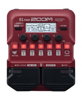 ZOOM B1 FOUR Pedaliere Multieffetto