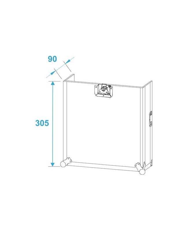 ROADINGER Special Combo Case Pro, 4U 19" Racks