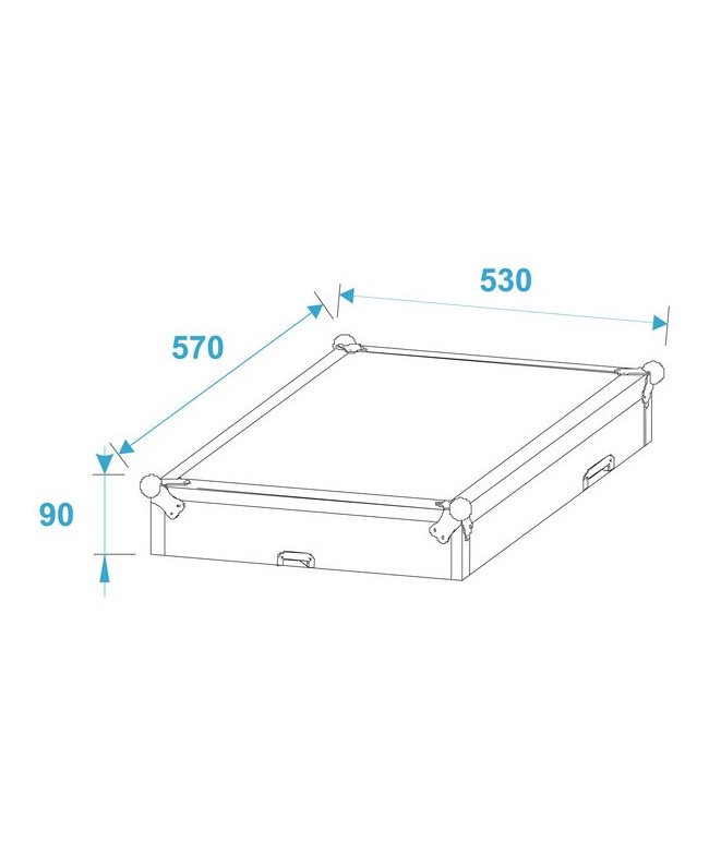 ROADINGER Special Combo Case Pro, 4U 19" Racks