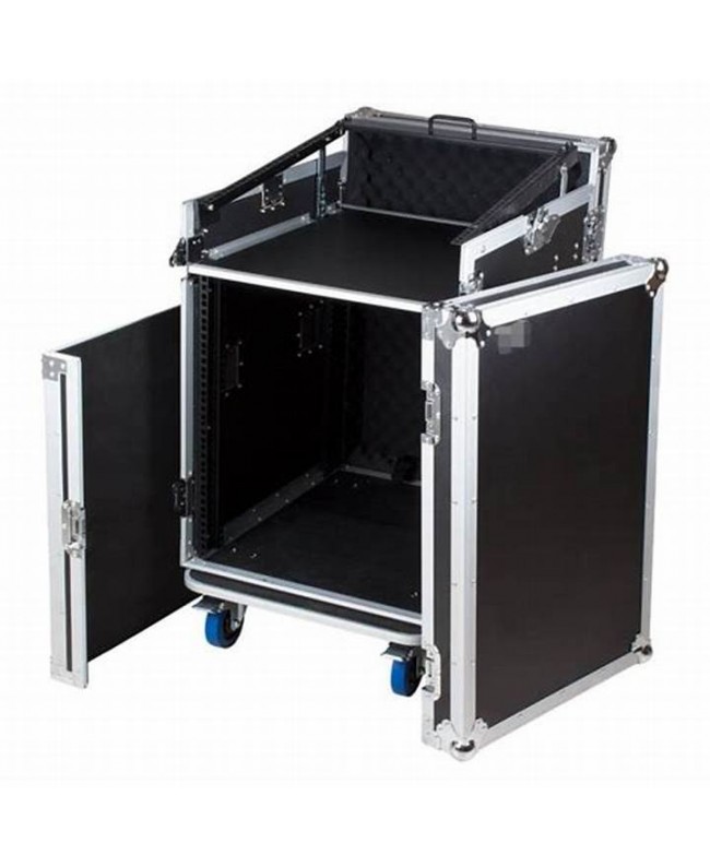 ROADINGER Special Combo Case Pro, 8U con ruote Rack 19"