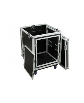 ROADINGER Special Combo Case Pro, 10U con ruote Rack 19"