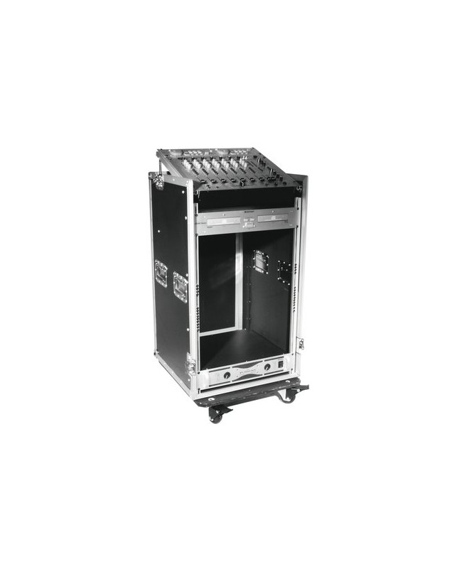 ROADINGER Special Combo Case Pro, 17U con ruote Rack 19"