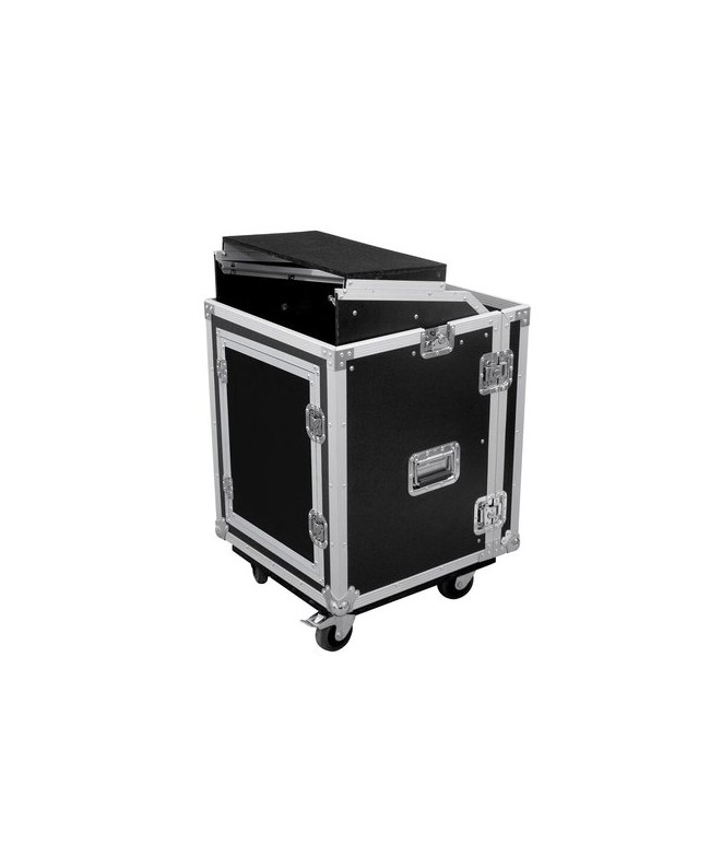ROADINGER Special Combo Case LS5 Laptop Desk, 14U 19" Racks