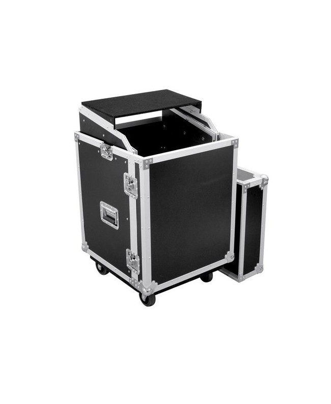 ROADINGER Special Combo Case LS5 Laptop Desk, 14U 19" Racks