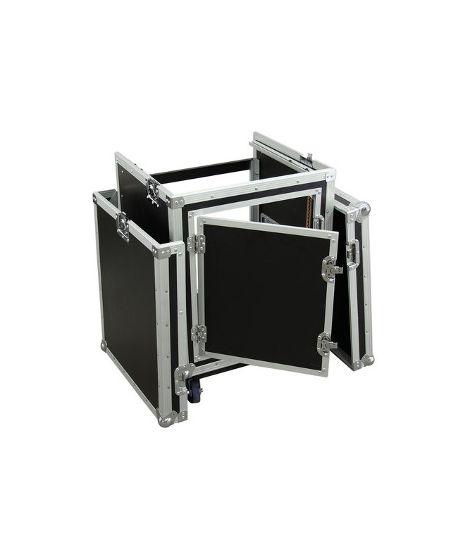 ROADINGER Special Combo Case Pro, 14U con ruote Rack 19"