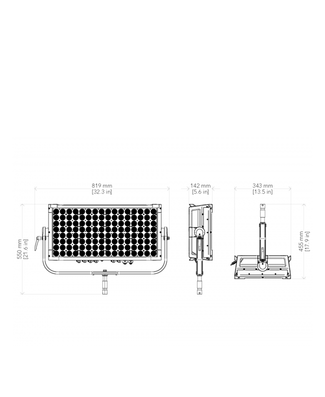 PROLIGHTS EclPanel IPHard2x1 Flood & Cyclorama Lights