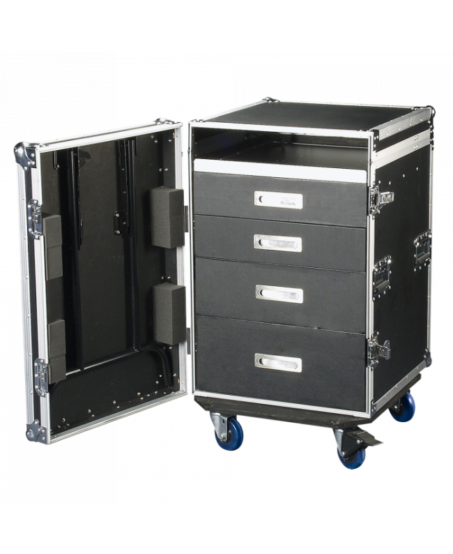 Showgear Drawer Case 12U + Work Surface Flight Cases