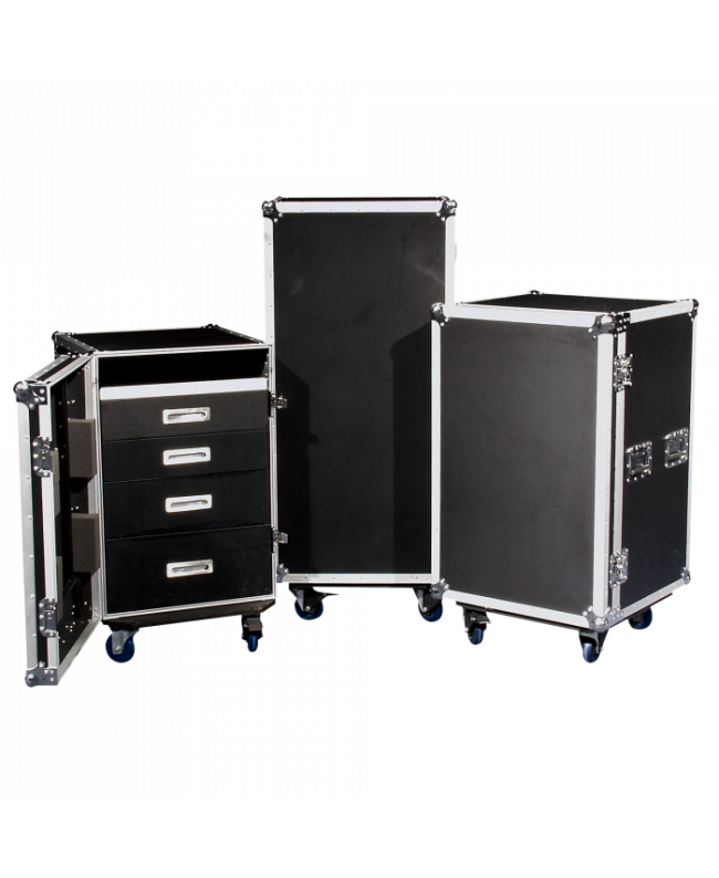 Showgear Drawer Case 12U + Work Surface Flight Cases