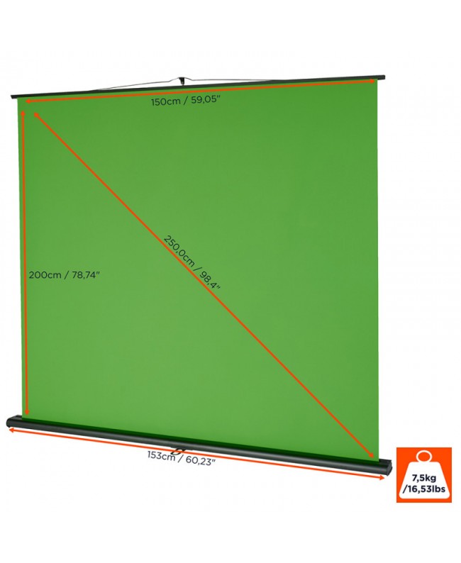 Celexon Green Screen 150 x 200 cm Green Screen